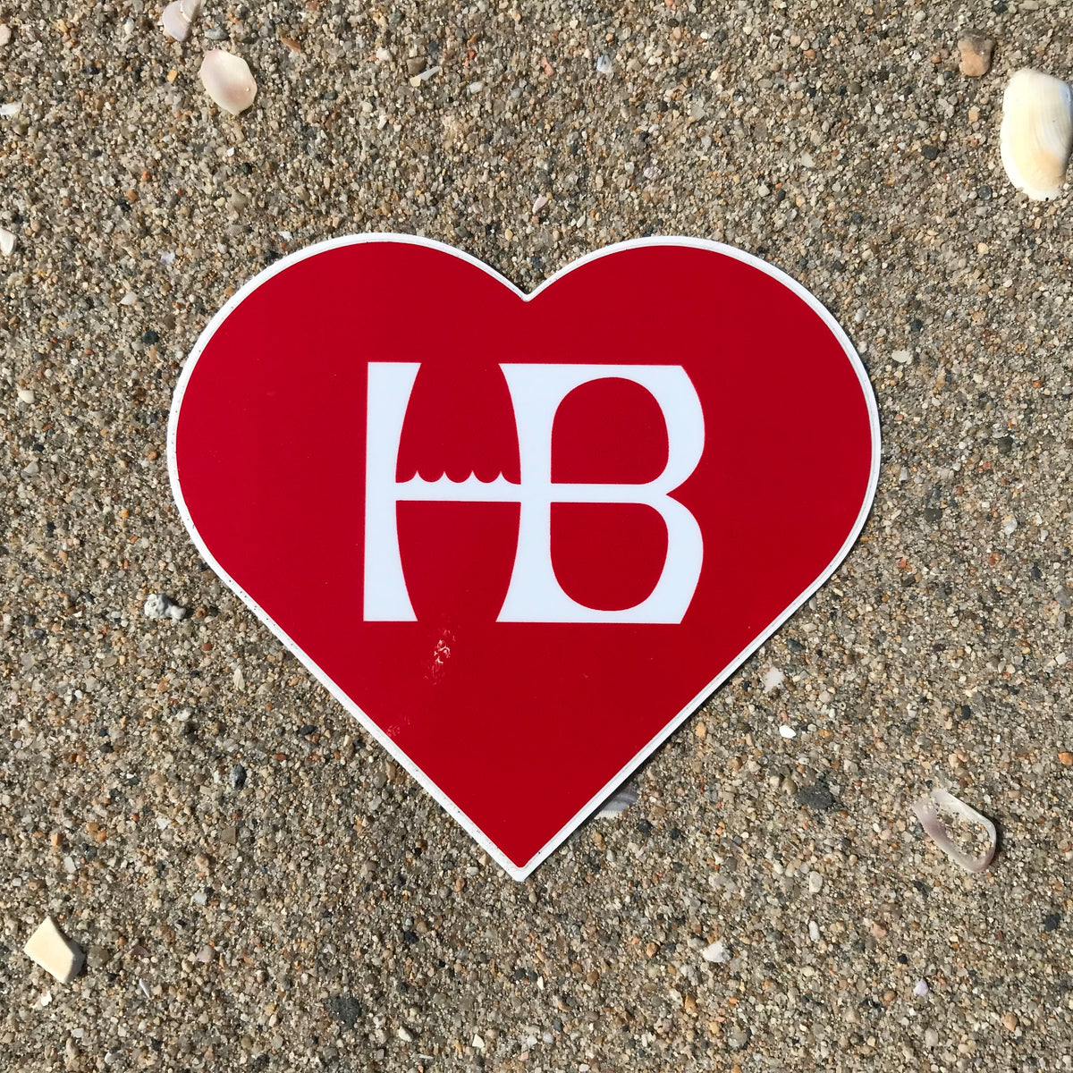 HB LOVE Heart Vinyl Sticker – The HB Shop